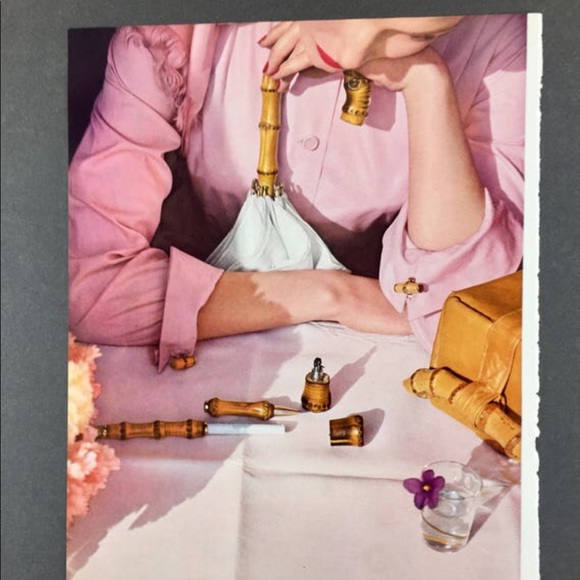 ! 1 Page/2Sides frm VTG 1951 Photography Book, Model in Yellow and Model in Pink - Picture 2 of 4